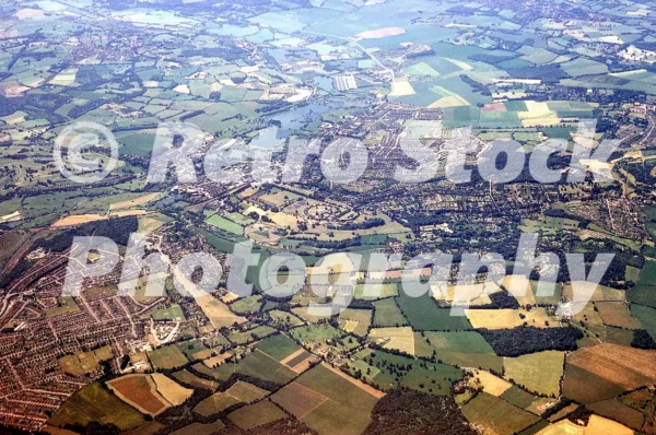 Aerial view of Rickmansworth and Croxley Green 1969 40644358703 o