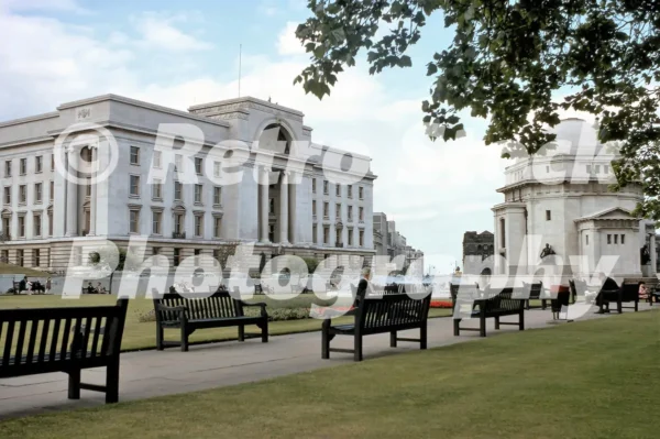 Birmingham civic centre 1960s (baskerville house) 52272095137 o