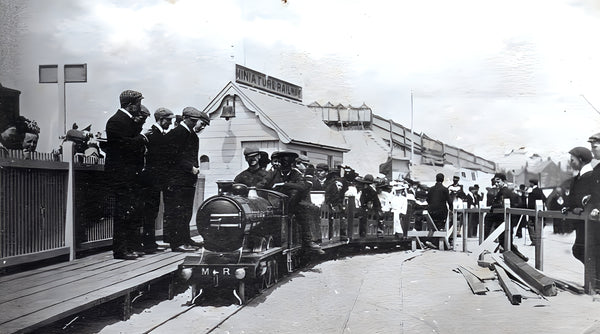 miniature railway at Blackpool south shore