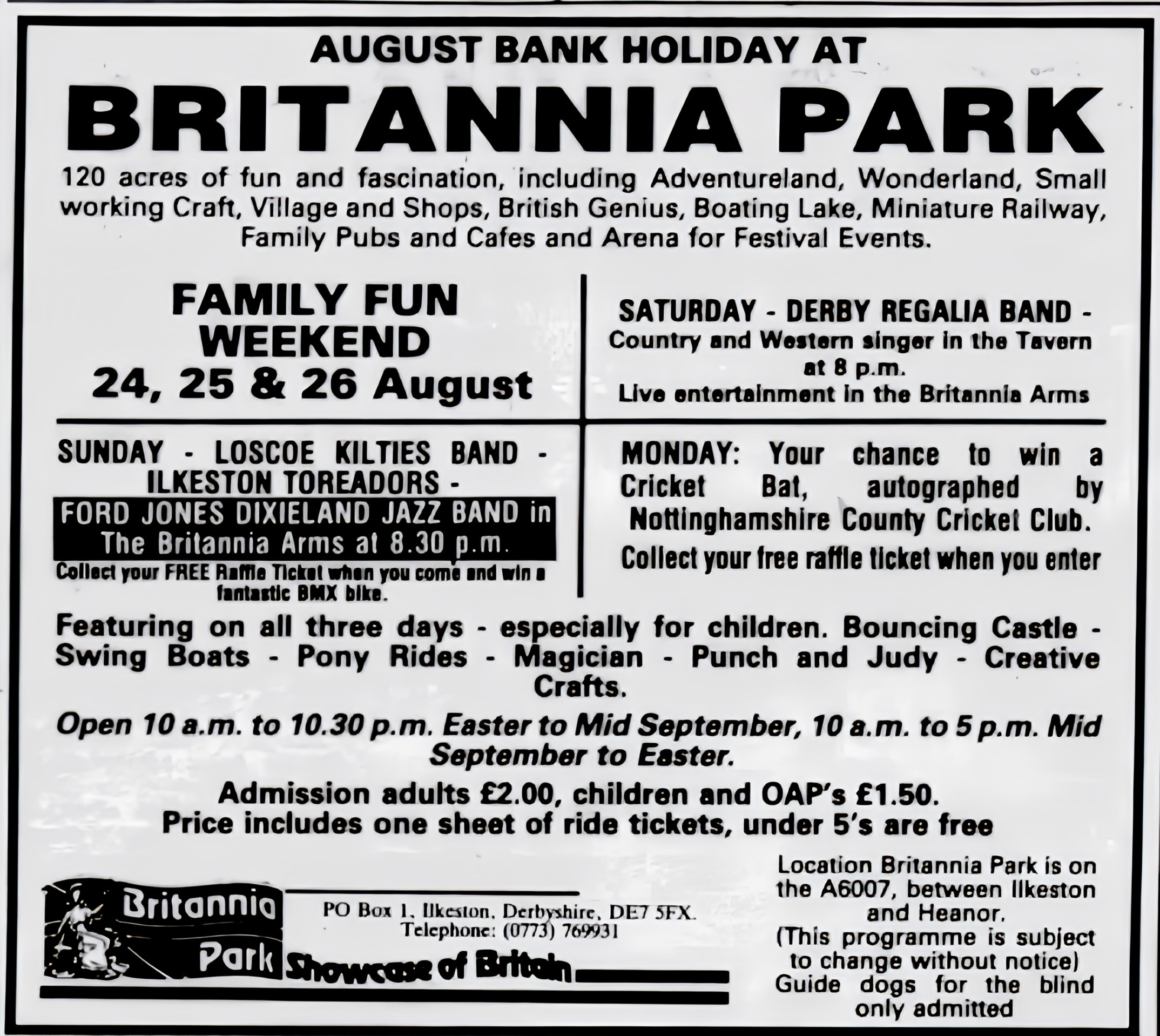 Britannia Park August Bank Holiday 1985