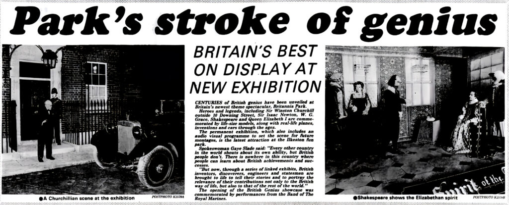Britannia Park Genius Exhibition 1985