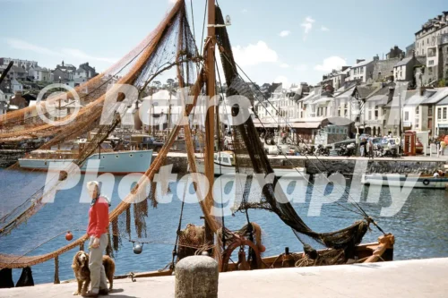 Brixham harbour, Devon 1965