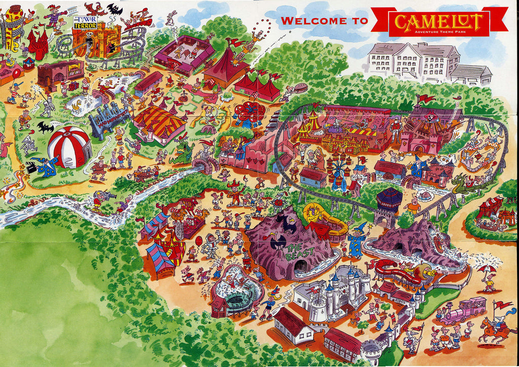 1992 Camelot map