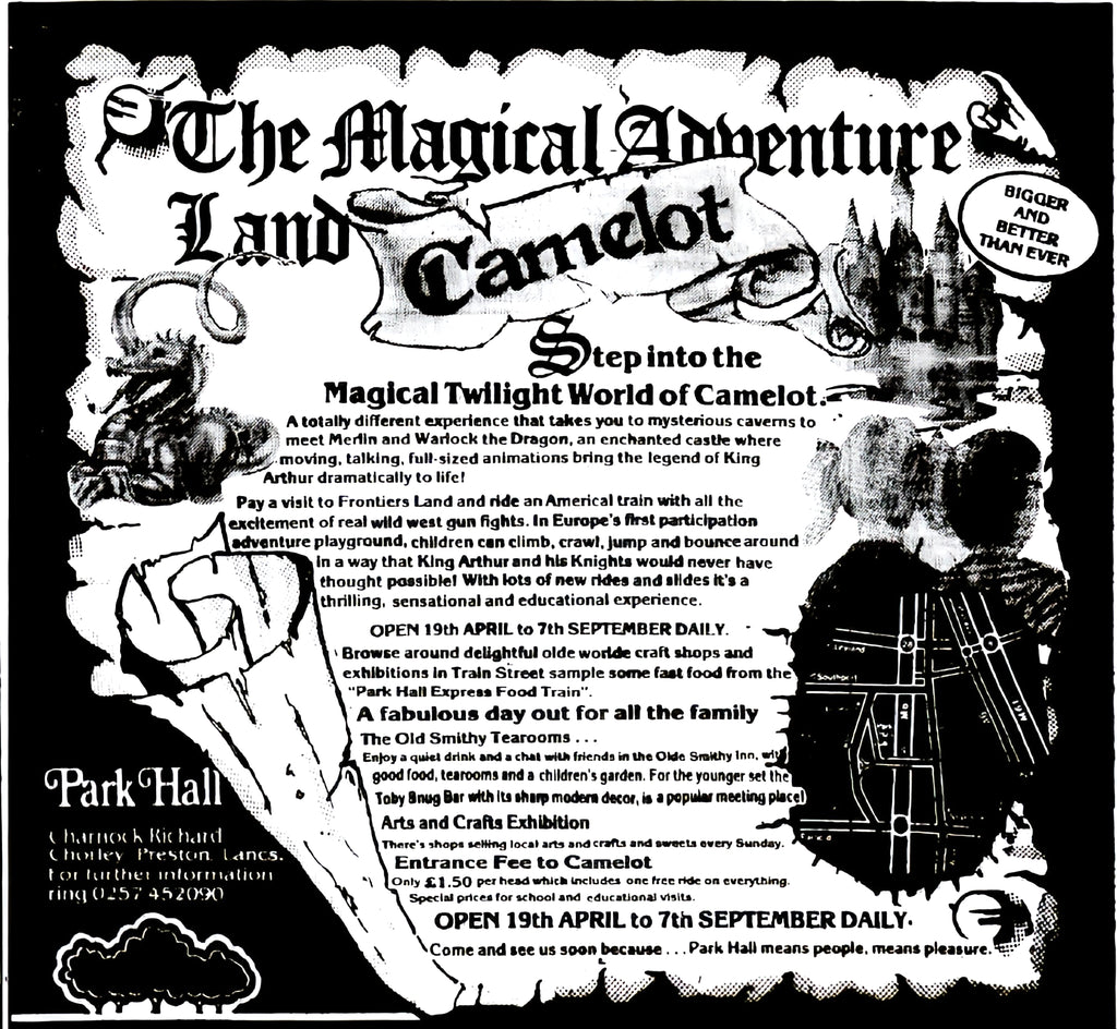 1984 camelot theme park advert