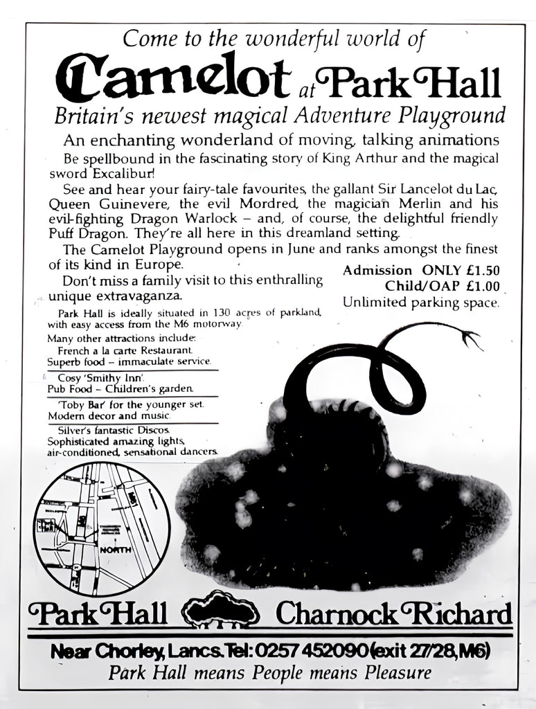 Camelot theme park 1983 advert