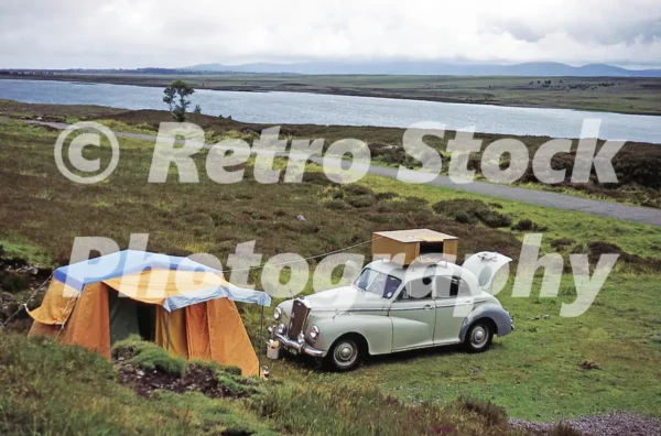 Camping with a Wolseley 6801960s 46166881374 o