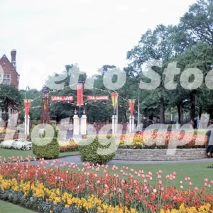 Coronation decorations De Montfort Hall Victoria Park Leicester 1953 52742214456 o 20250419 144817