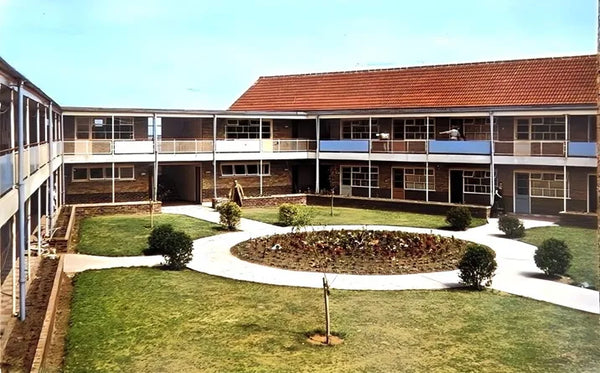 1960s chalets at Derbyshire Miners Holiday camp skegness