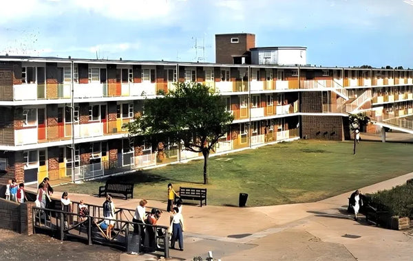 New 3-storey chalets at the Derbyshire Miners Holiday camp skegness