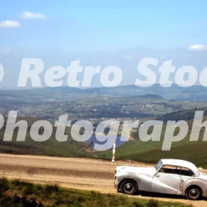 Donald Healey Saloon Hurst Reservoir Derbyshire 1960s 52208356462 o