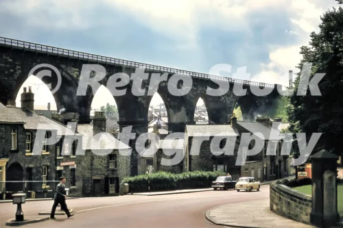 Durham Viaduct, Durham 1958 - Vintage photo