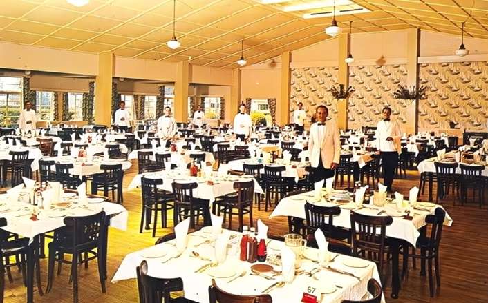 Gorleston Holiday Camp dining hall