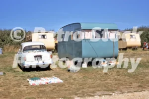 Hillman minx in a caravan park 1960s 52272097217 o