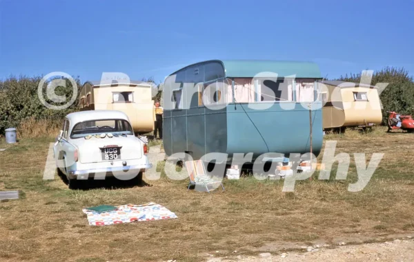 Hillman minx in a caravan park 1960s 52272097217 o