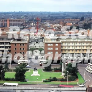 Hotel Leofric Coventry 1964 view from the Cathedral 41091259912 o