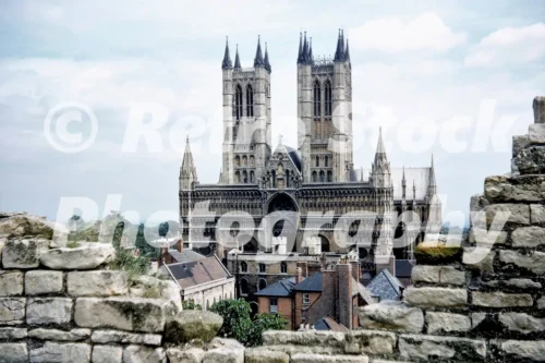 Lincoln Cathedral 1956 - Vintage photo