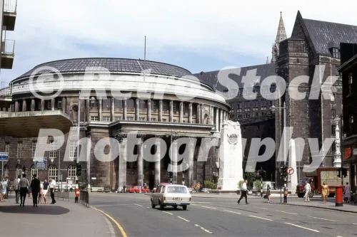 Manchester Central Library 1969 - Vintage photo