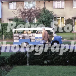 Milkman in a Bedford CA van in Aylesbury 1967 49544117863 o
