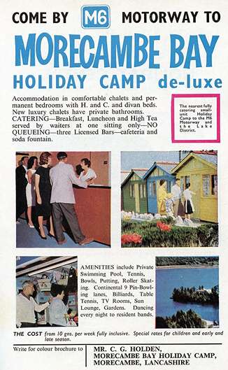 Morecambe Bay Holiday Camp Advert 1965