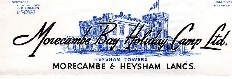 Morecambe Bay Holiday Camp Letterhead