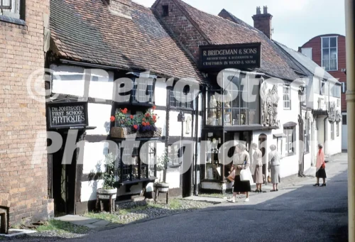 Quonians Lane, Lichfield 1958