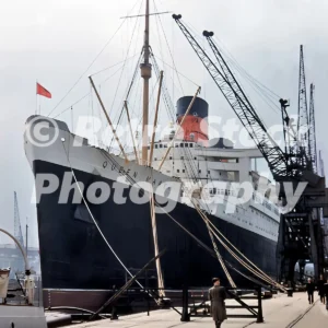 RMS Queen Mary at Southampton 14th April 1950 49296649636 o 20250419 144921