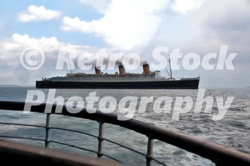 RMS Queen Mary seen in 1950