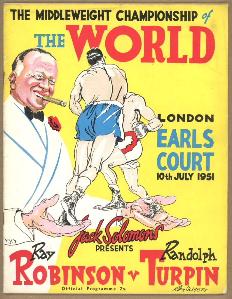 Robinson Turpin Fight 1951 poster