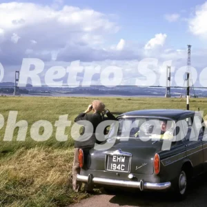 Severn bridge and singer gazelle 1966 52272102922 o