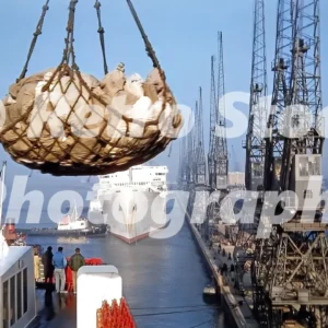 Southampton Docks 1962 Unloading mail from the SS France 38852009762 o