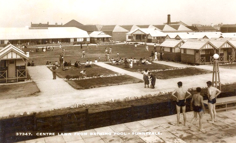 Sunnyvale Holiday Camp, Rhyl vintage postcard