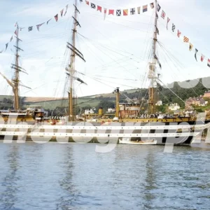 The 'amerigo vespucci', river dart, kingswear 1963 44100238285 o