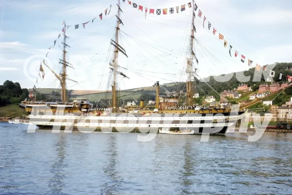The 'amerigo vespucci', river dart, kingswear 1963 44100238285 o