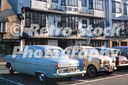 The Crown Hotel, Wells 1964 - Vintage photo