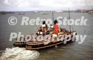 Tug boats in southampton 1950s 52742710723 o