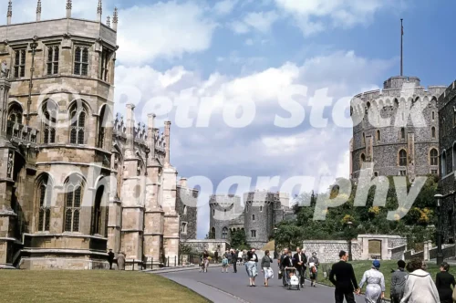 Windsor Castle 1957 - Vintage photo