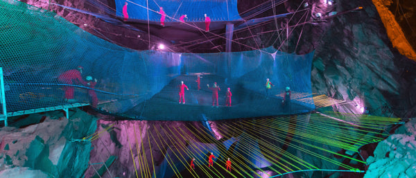 Bounce Below at Llechwedd Slate Caverns