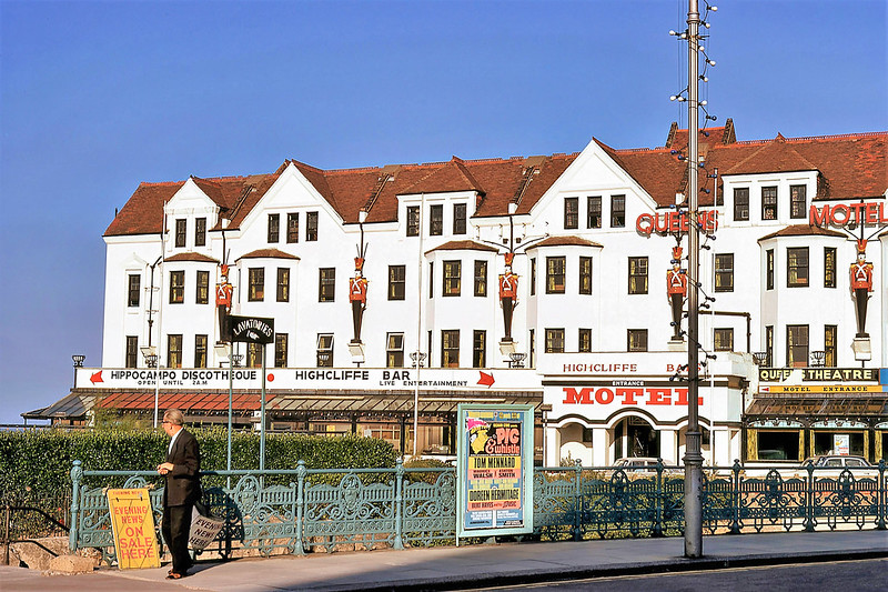 Queens Motel Cliftonville seen in 1971