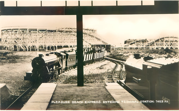pleasure beach express view from station