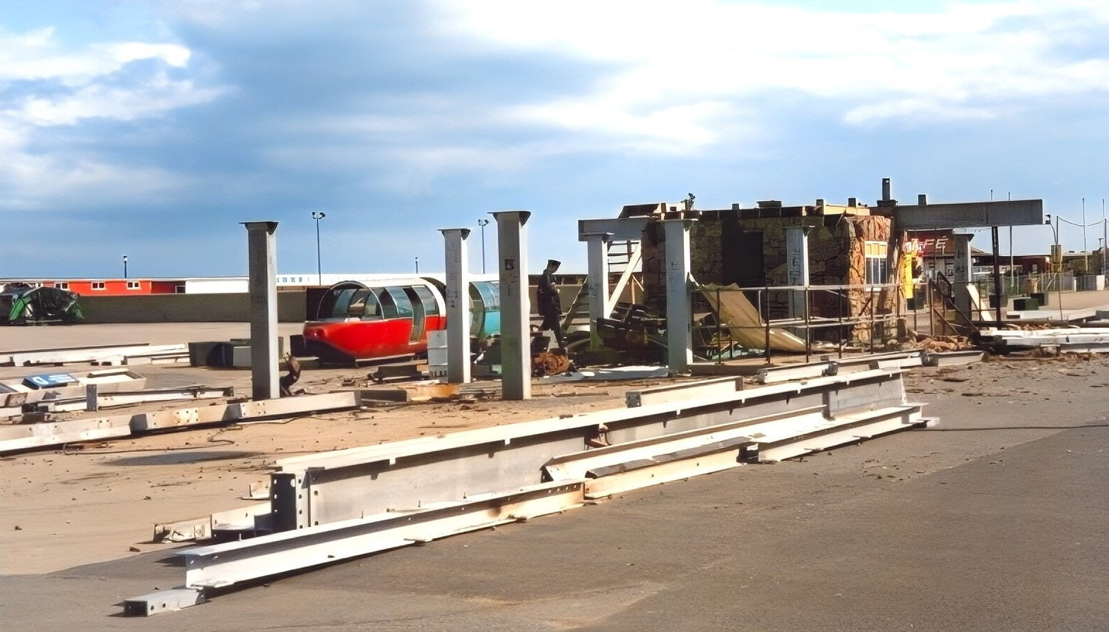 demolition of rhyl monorail