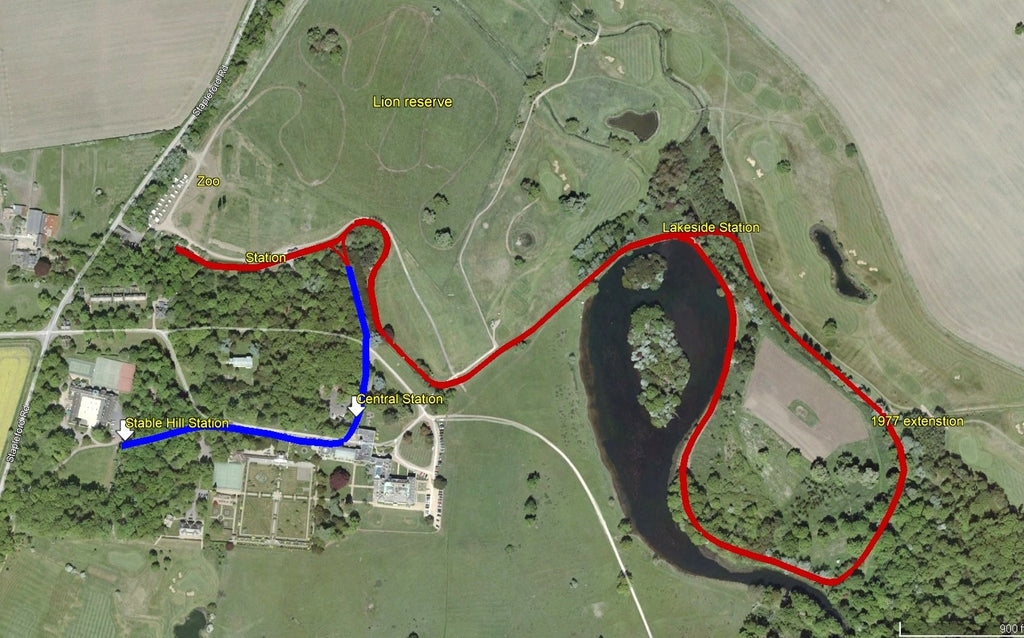 map of stapleford miniature railway