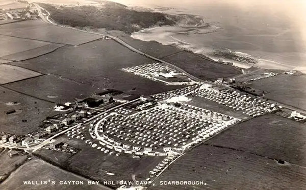 Aerial view of Wallis's Cayton Bay Holiday Camp Scarborough
