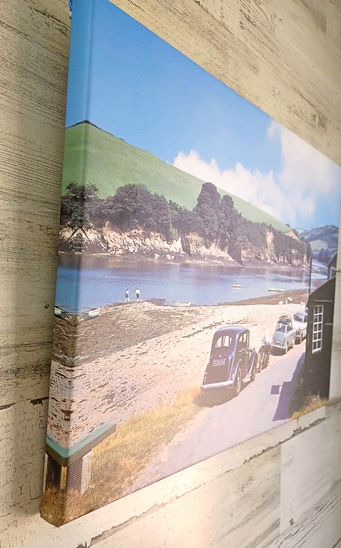 Retro Stock Photography Canvas 1