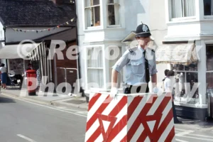 Policeman on traffic duty 1977