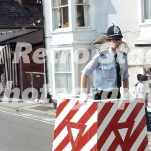 Policeman on traffic duty 1977