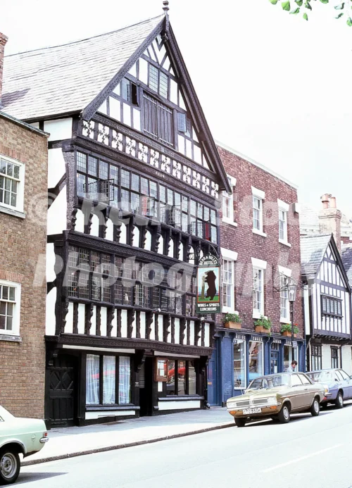 Bear and Billet, Chester 1980 - Vintage photo
