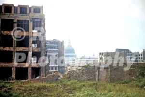 bomb damage in cripplegate london 1953 52273515494 o