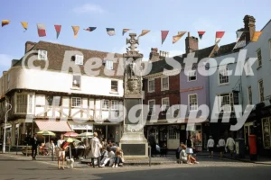 buttermarket and war memorial canterbury kent 1974 52152696615 o