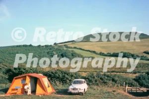 Camping with a Saab 96 in the 1970s