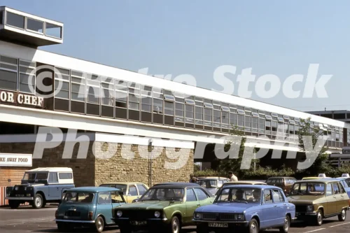 Charnock Richard Services, M6 Motorway 1977 - Vintage photo